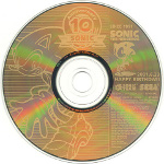Sonic the Hedgehog 10th Anniversary Gold Disc