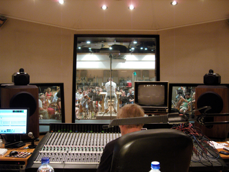 Control Room During Recording Sessions