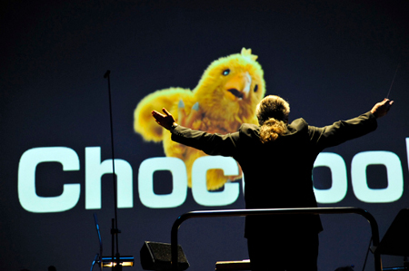 Chocobo on Stage at Distant Worlds Returning Home