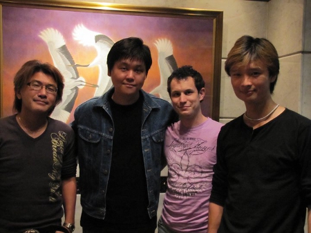Kenji Ito with Hiroki Kikuta, Don Kotowski, and Hiroaki Yura