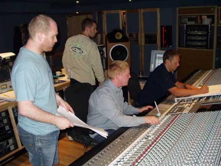 Recording at Abbey Road Studios