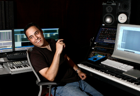 Tom Salta in the Studio